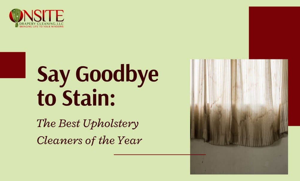 best upholstery cleaner